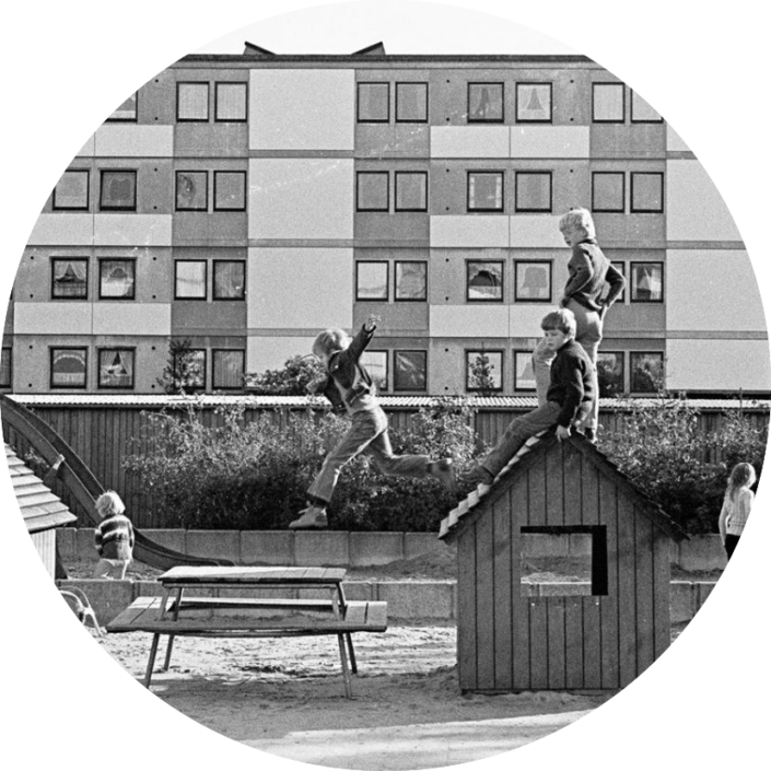 retro klip usikker leg